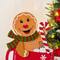 Glitzhome® 34.5" Wooden Christmas Gingerbread Man on Coffee Cup Porch Decor